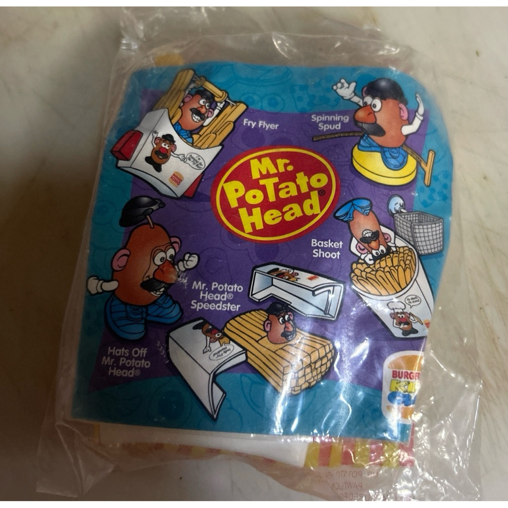 Burger King Mr Potato Head Action Figure Purple Blue